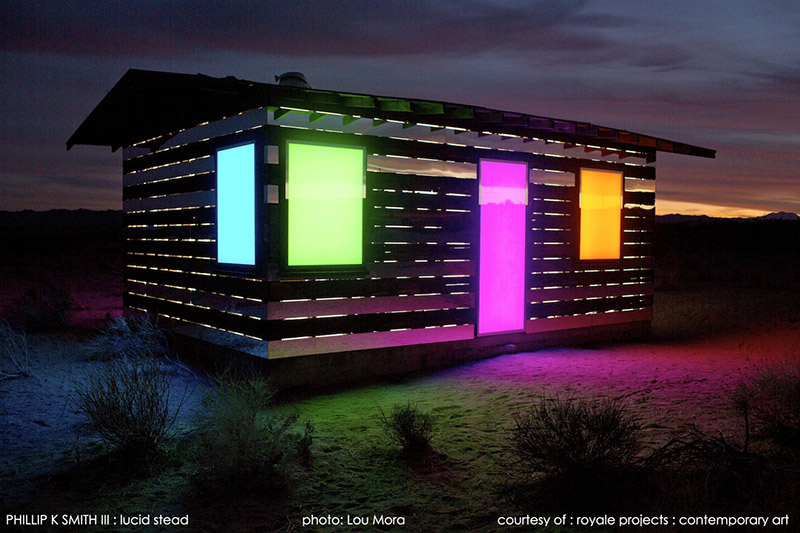 Lucid Stead - 2013 - A Transparent Cabin Built of Wood and Mirrors by Phillip K Smith III
