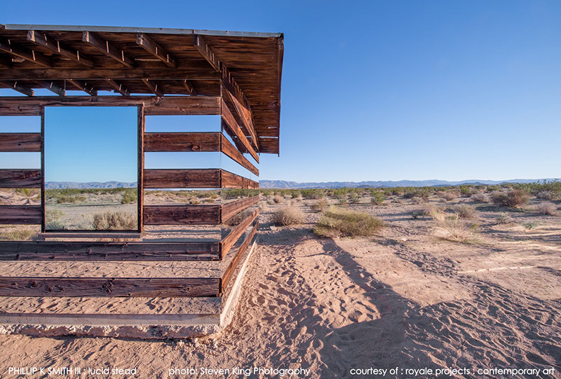 Lucid Stead - 2013 - A Transparent Cabin Built of Wood and Mirrors by Phillip K Smith III