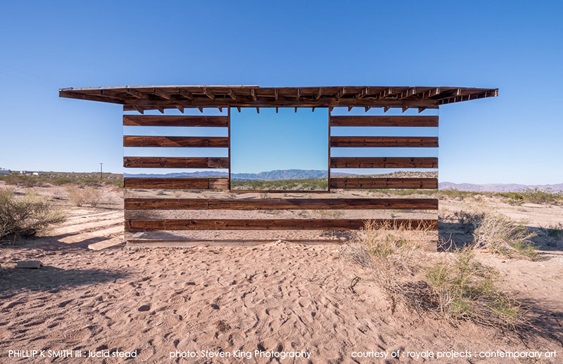 Lucid Stead - 2013 - A Transparent Cabin Built of Wood and Mirrors by Phillip K Smith III