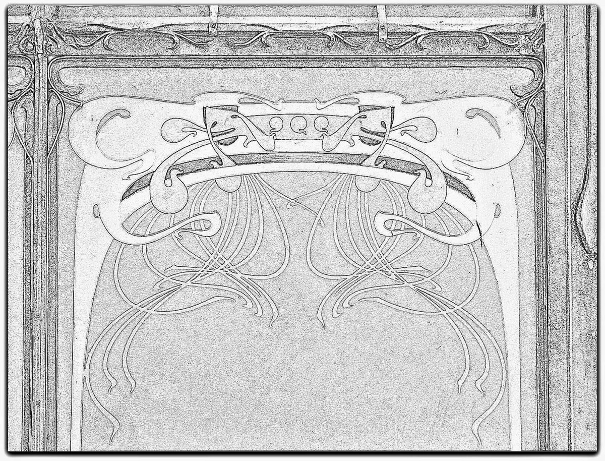 Hector Guimard - dessin bouche de métro.jpg