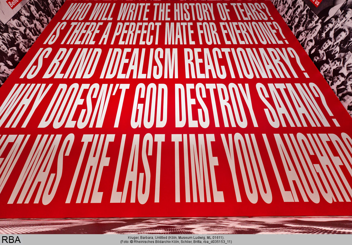 Barbara Kruger, Untitled (Sans titre) 1994-95