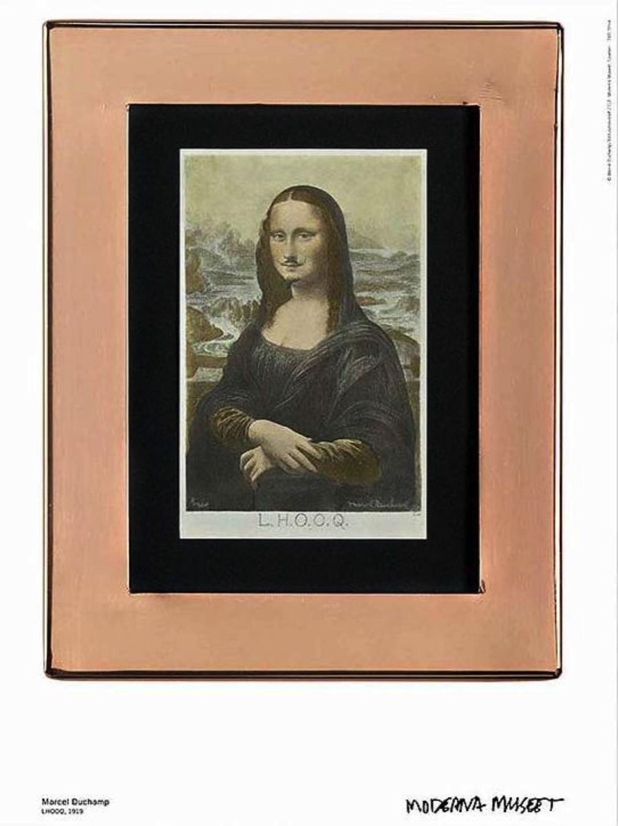 Marcel Duchamp 1919 L.H.O.O.Q