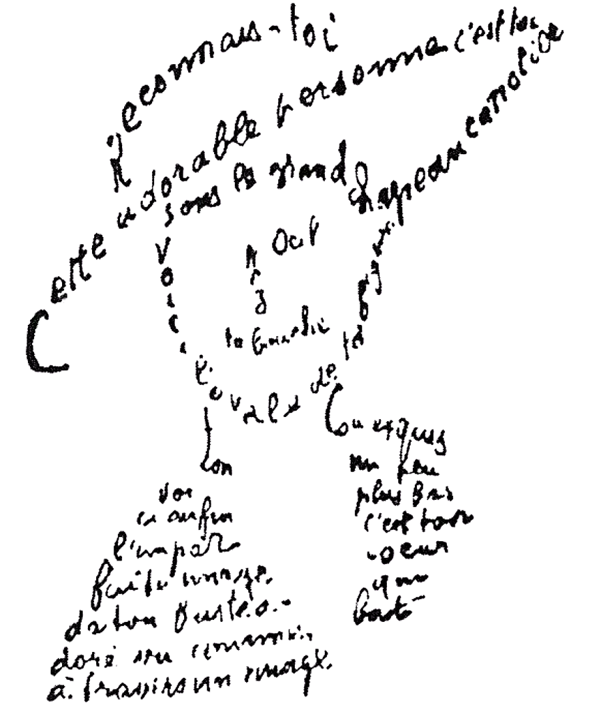 Guillaume Apollinaire - Reconnais toi - Poème à Lou - 1915