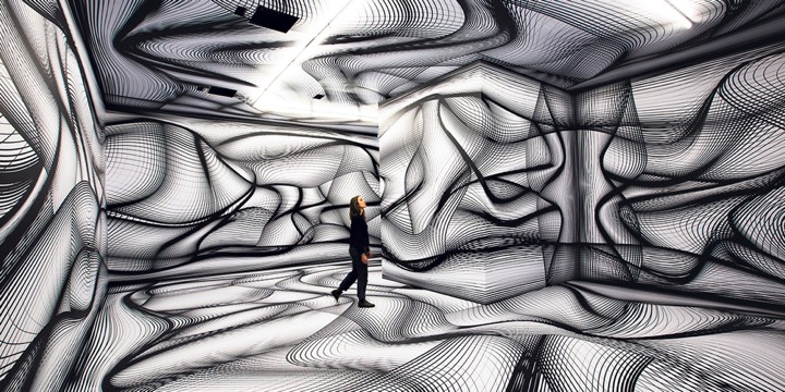 Peter Kogler untitled Grand Palais Paris