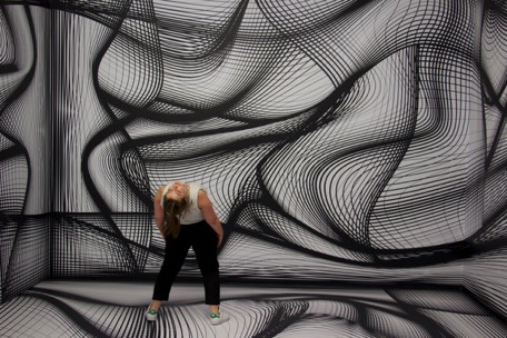 Peter Kogler untitled Grand Palais Paris